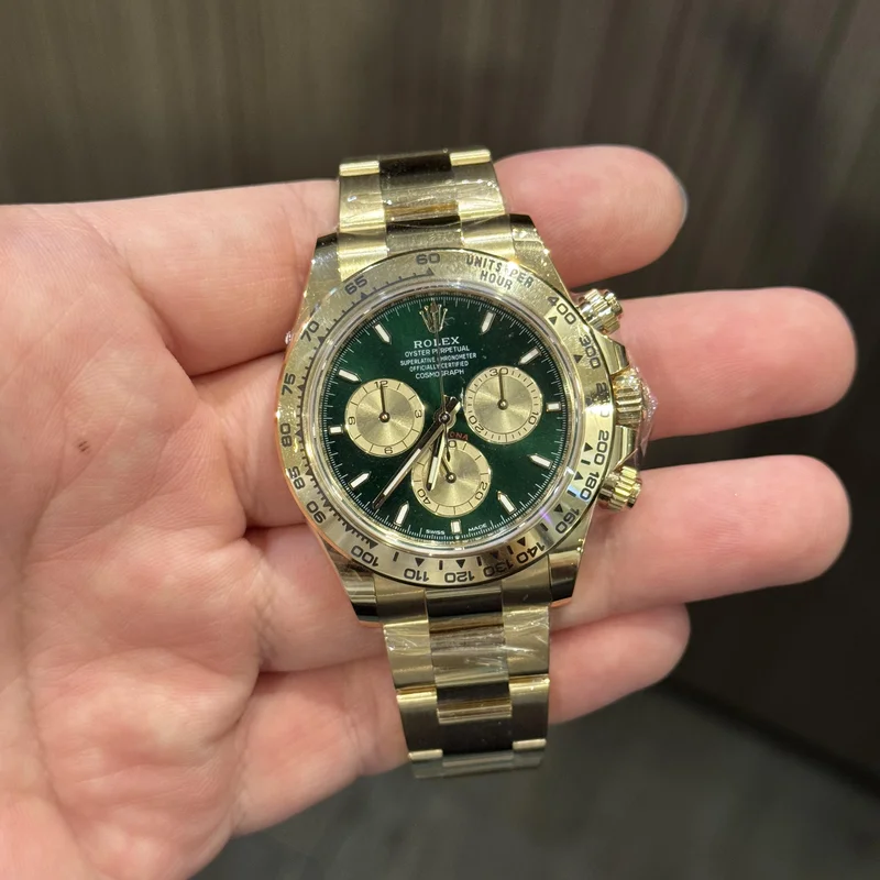 Cosmograph Daytona Yellow Gold / Green