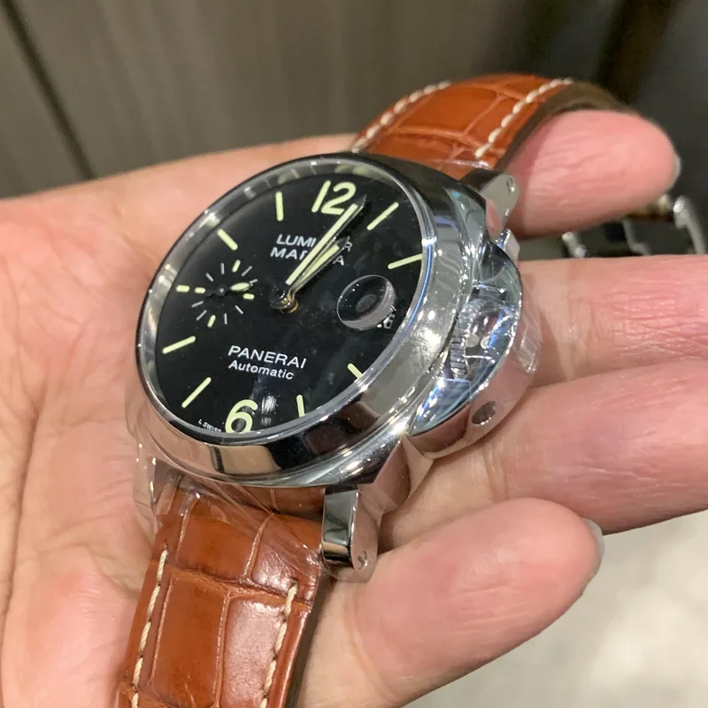 Thumb Luminor Marina 40 Automatic Stainless Steel / Black