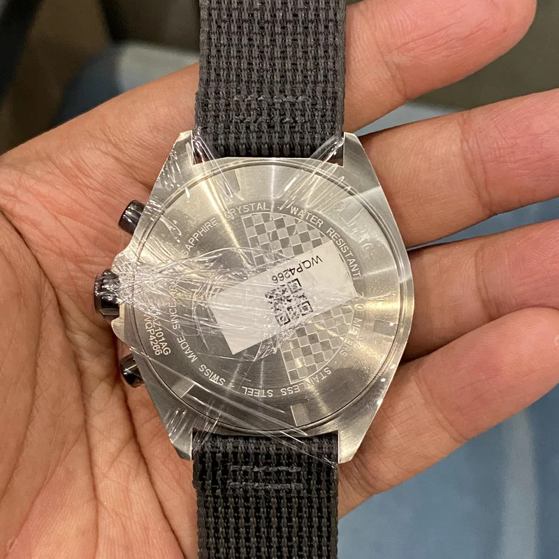 Thumb Formula 1 Quartz Chronograph 43 Stainless Steel / Grey-Yellow