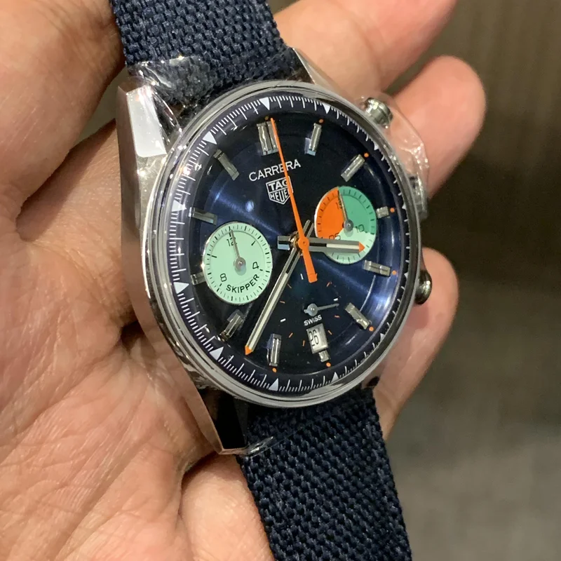 Thumb Carrera Skipper Glass Box Stainless Steel / Blue