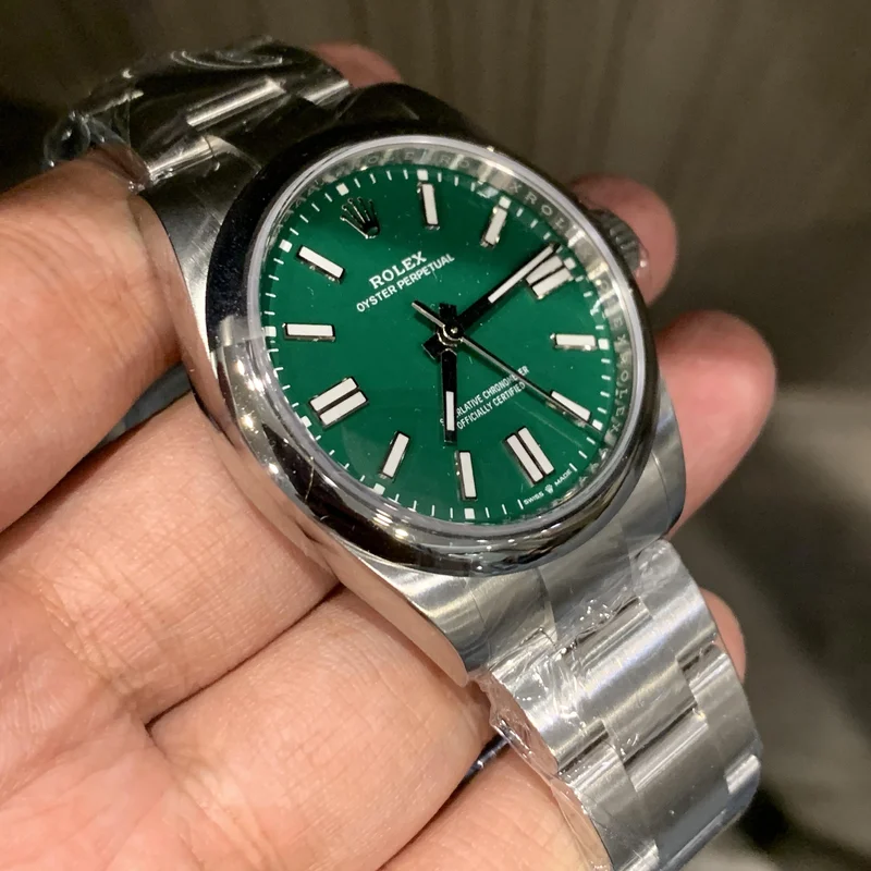 Thumb Osyter Perpetual 41 Stainless Steel / Green