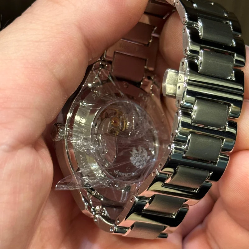 Thumb Polo Date / Stainless Steel / Diamond Index / Blue