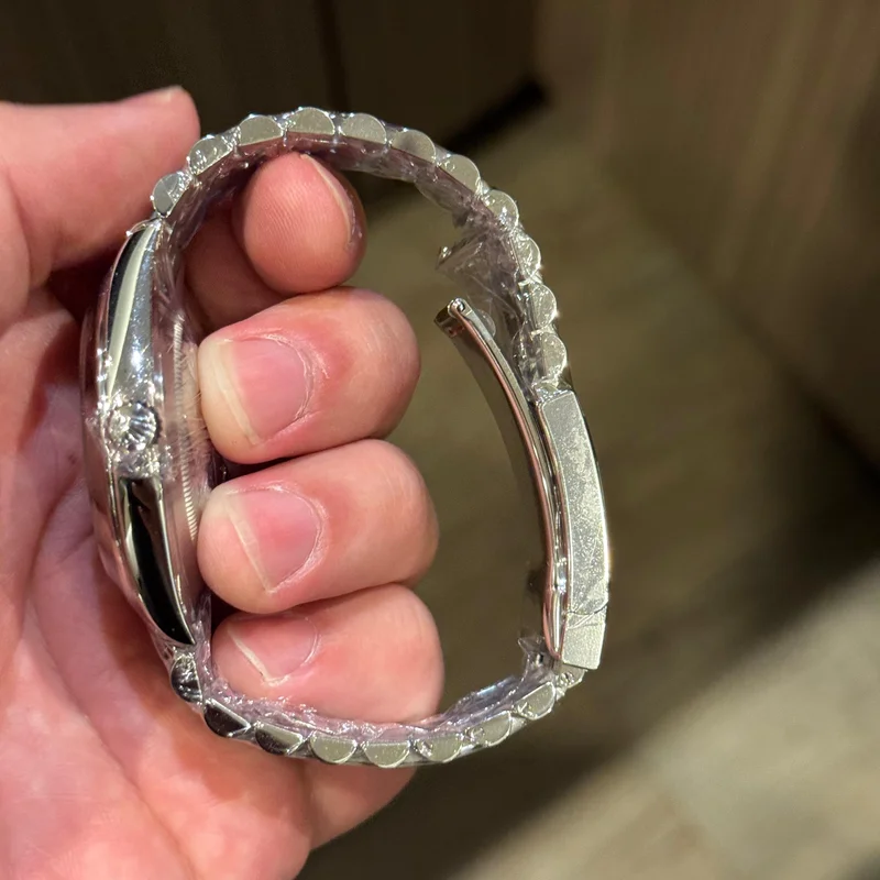 Thumb Datejust 41 Stainless Steel Smooth / Jubilee / Blue