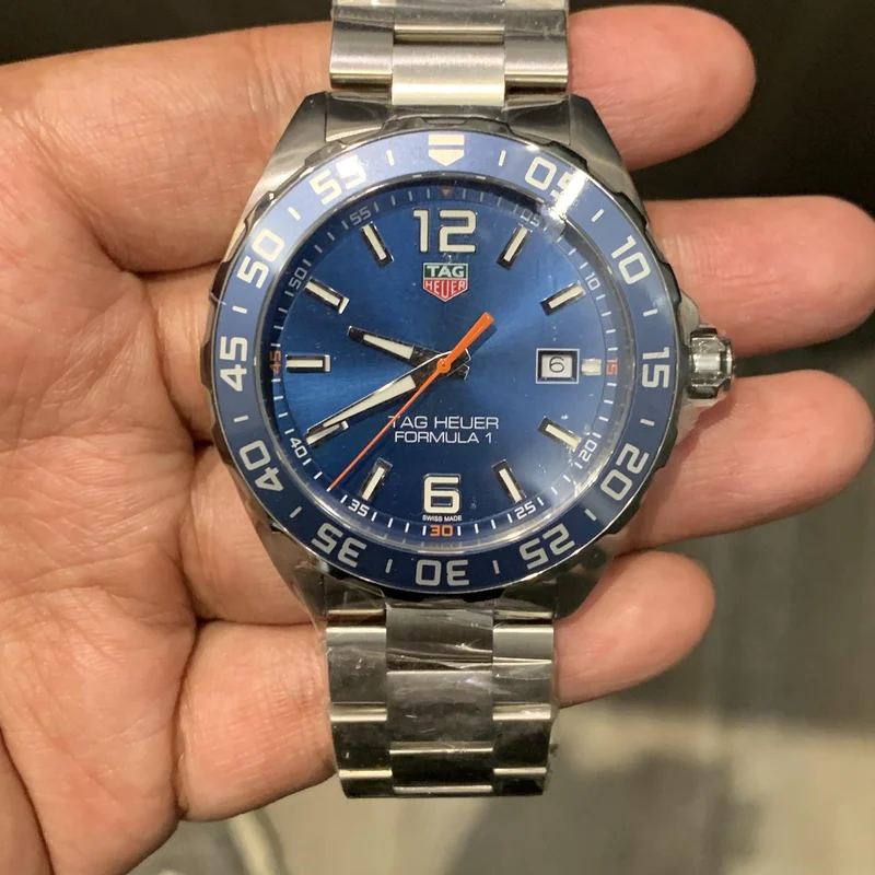 Formula 1 Quartz 43 Stainless Steel / Blue / Bracelet