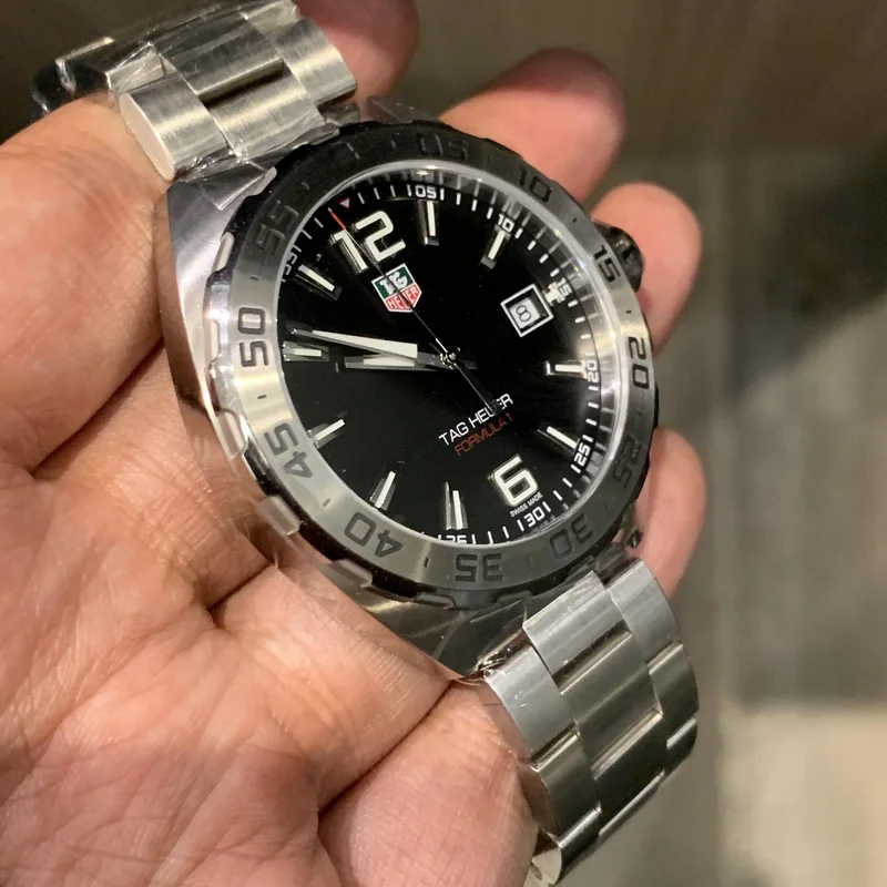 Thumb Formula 1 Quartz 41 Stainless Steel / Black / Bracelet