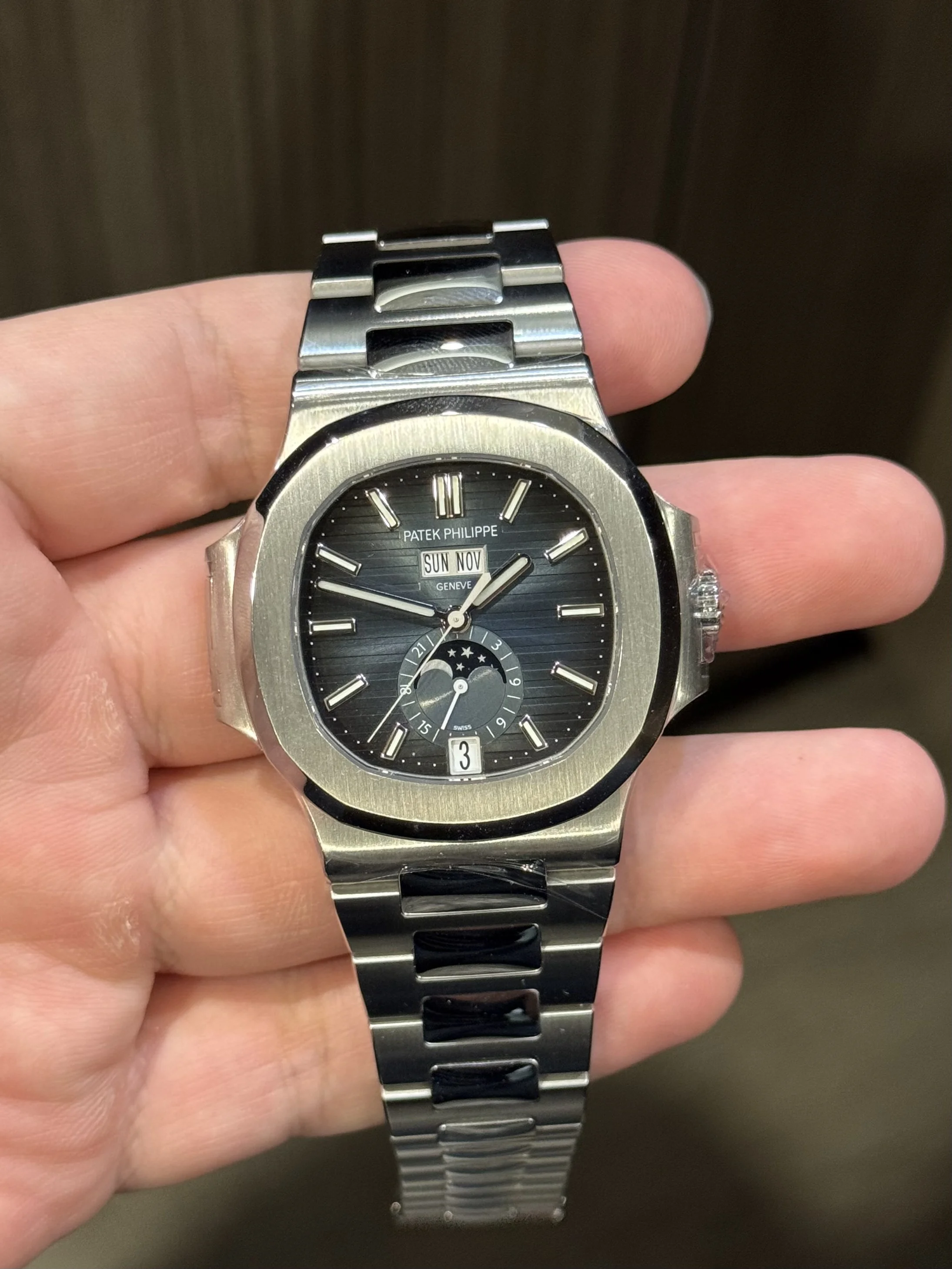 Nautilus 5726 Stainless Steel / Blue