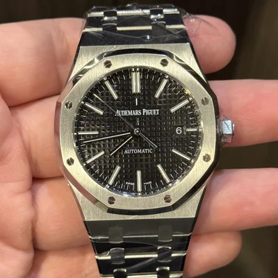 Royal Oak 15400 Stainless Steel / Black