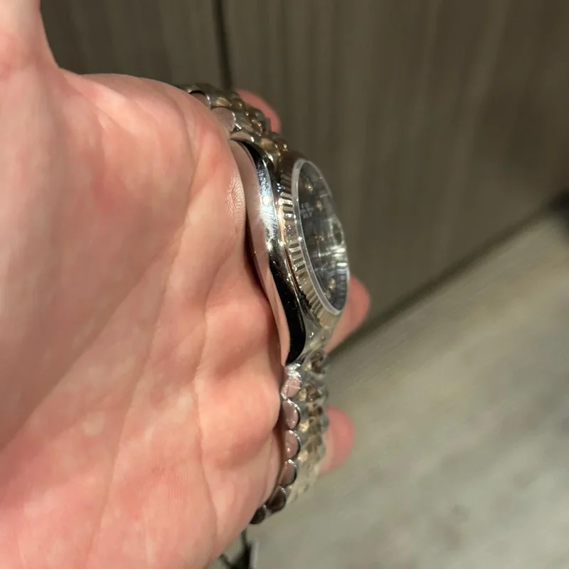 Thumb Datejust 36 Stainless Steel / Everose / Fluted / Slate - Fluted - Diamond / Jubilee