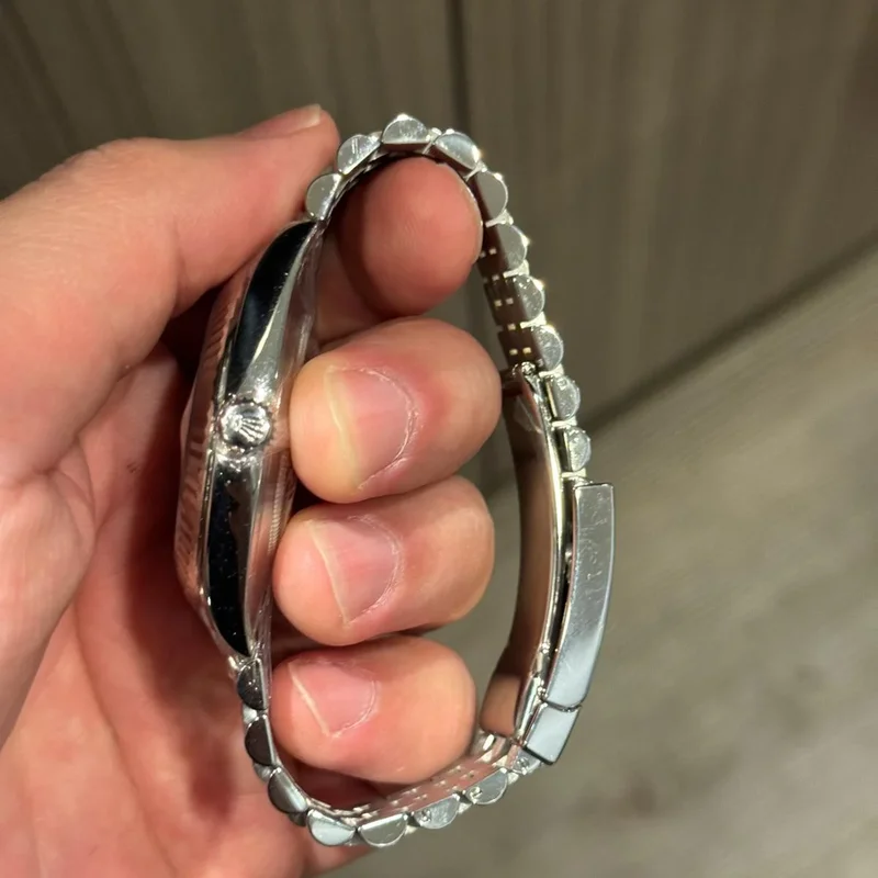 Thumb Datejust 41 Stainless Steel Fluted / Jubilee / Blue