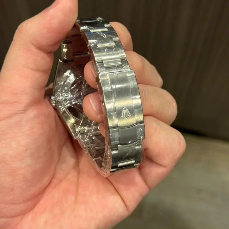 Thumb Oyster Perpetual 36 Stainless Steel / Lavender