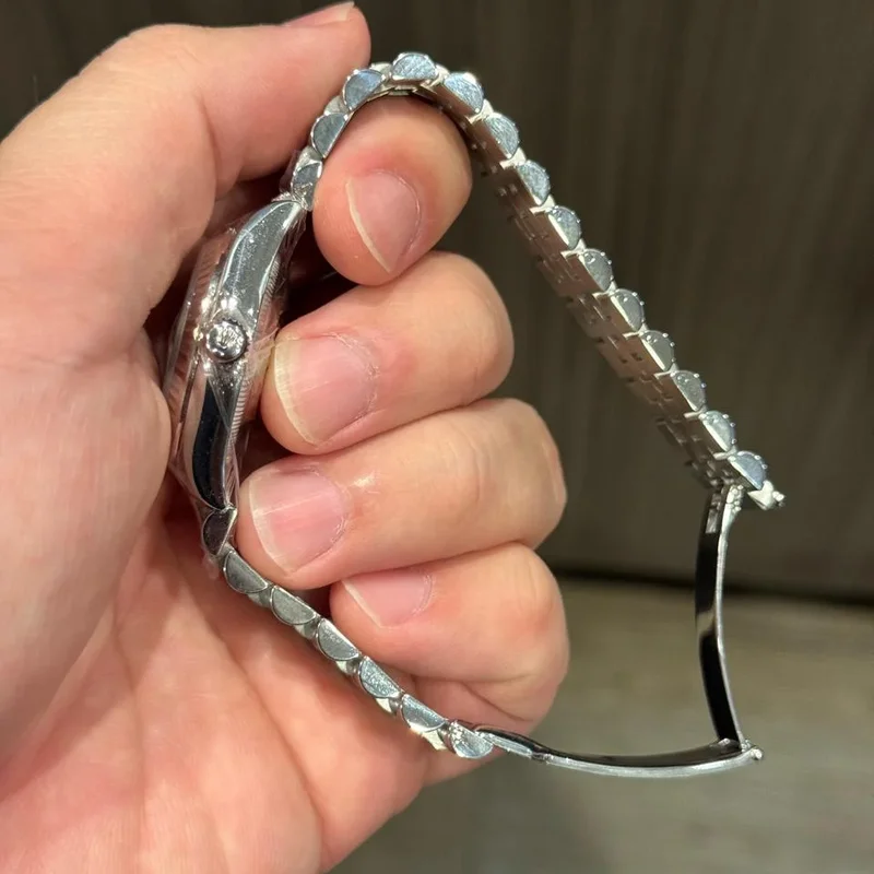 Thumb Datejust 36 Stainless Steel Fluted / Jubilee / Black Computer