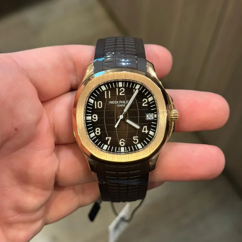 Aquanaut 5167 Rose Gold / Brown