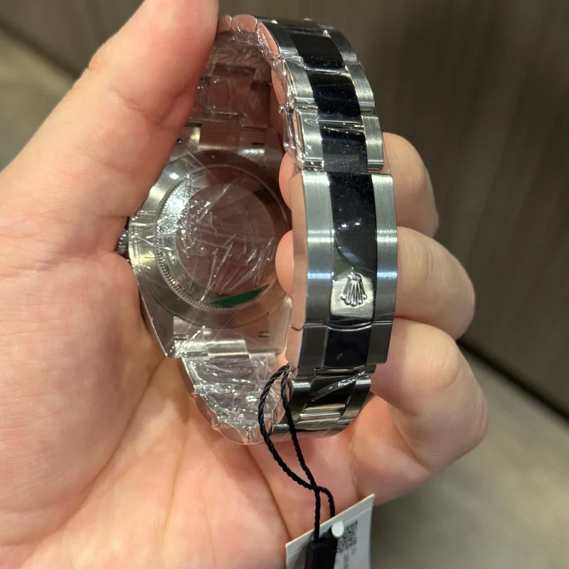 Thumb Datejust 41 Stainless Steel Fluted / Oyster / Blue - Diamond