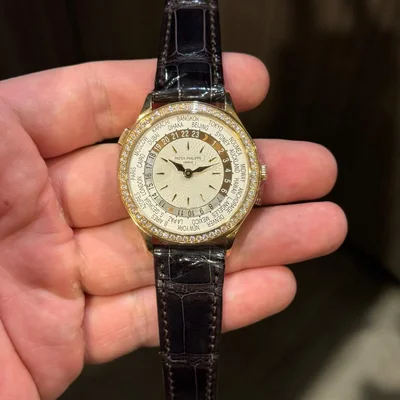 World Time 7130 Rose Gold / Ivory