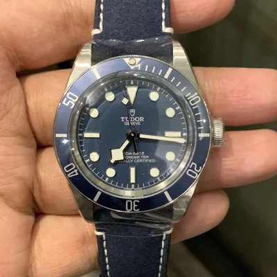 Black Bay Fifty-Eight Stainless Steel / Navy Blue / Soft Touch