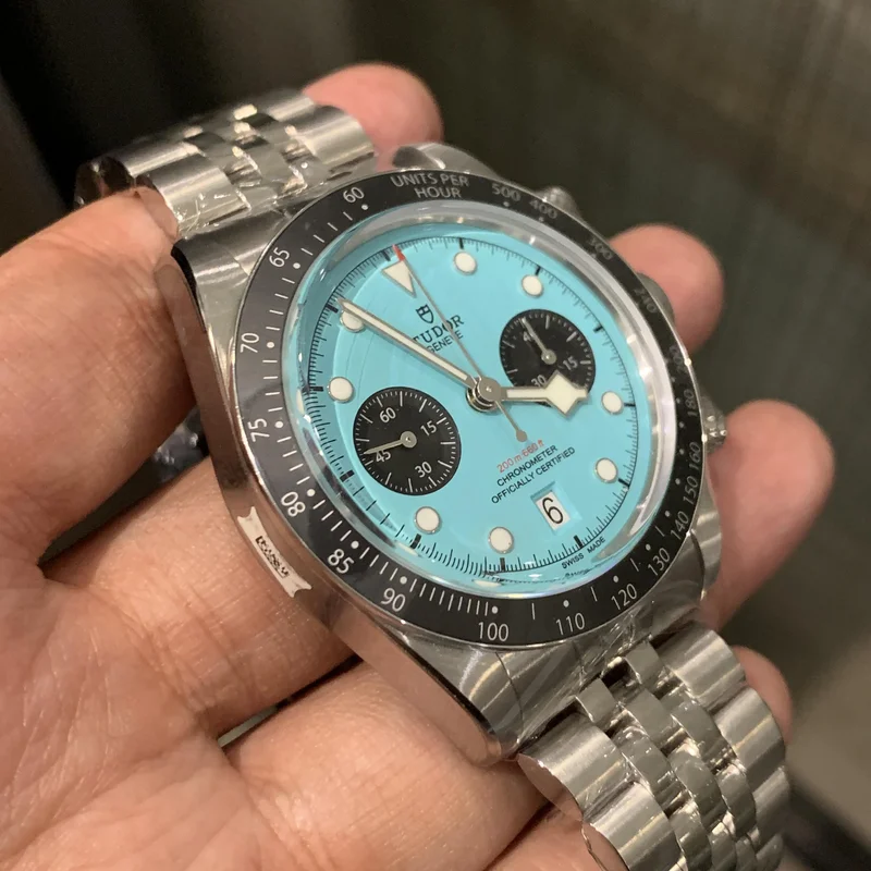 Thumb Heritage Black Bay Chronograph / Stainless Steel / Turquoise