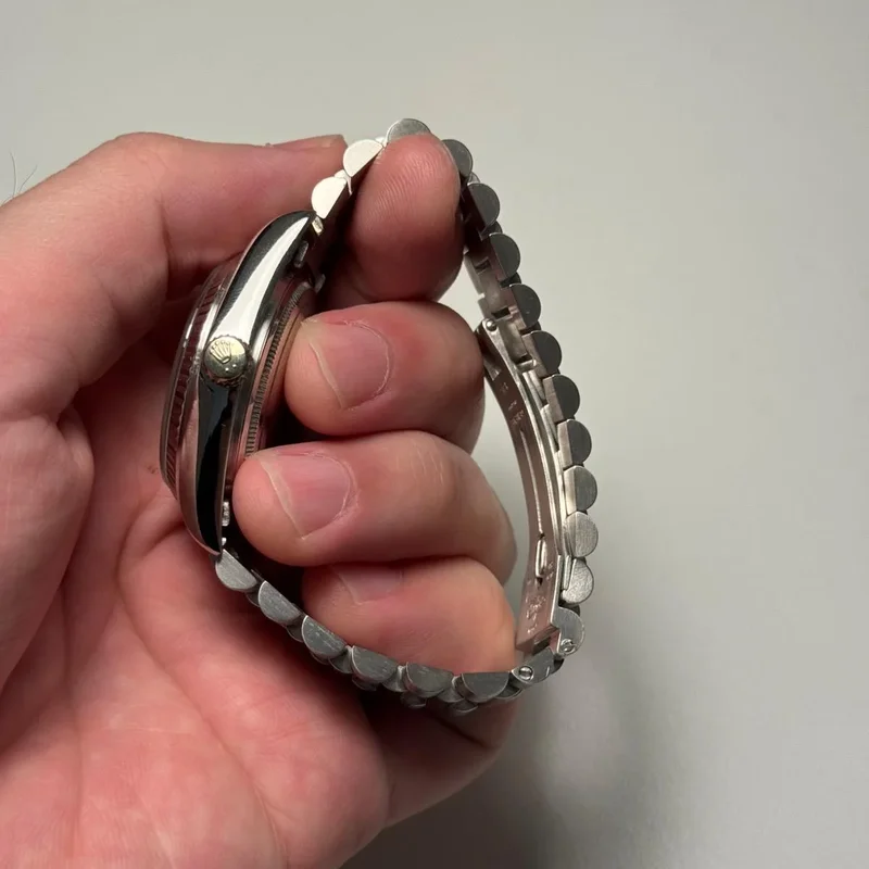 Thumb Day-Date 18039 Silver Diamond