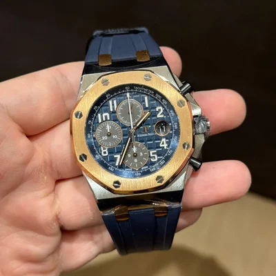 Royal Oak Offshore 26471 Stainless Steel / Pink Gold / Bucherer Blue Editions