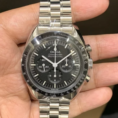 Speedmaster Professional Moonwatch 3861 Stainless Steel / Black / Plexi / Bracelet