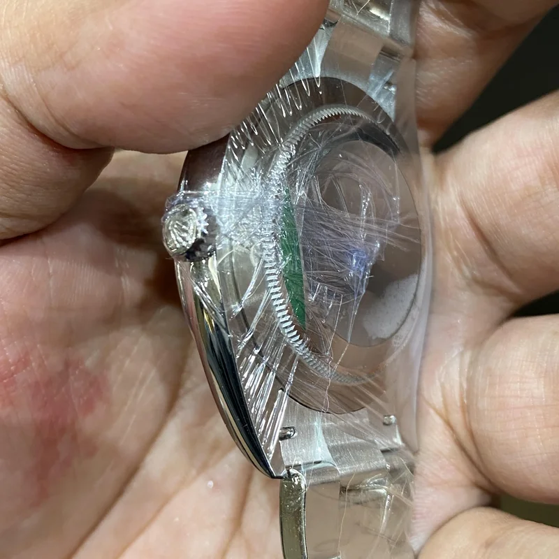 Thumb Datejust 41 Stainless Steel Smooth / Oyster / Slate Roman