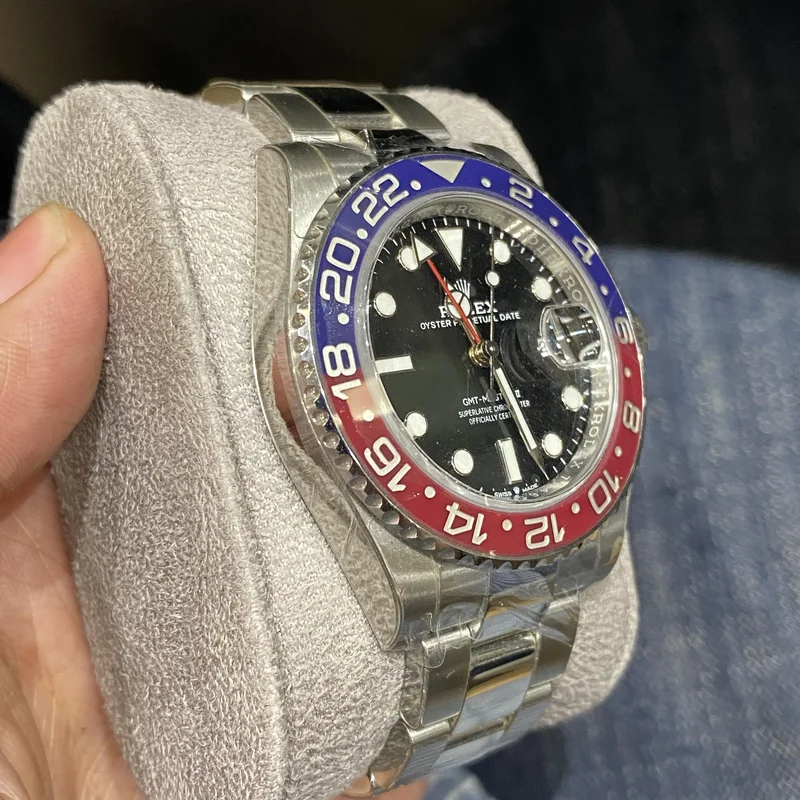 Thumb GMT-Master II Stainless Steel / BLRO / Oyster