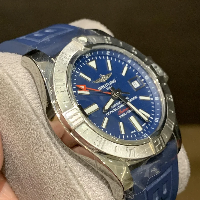 Thumb Avenger II GMT Stainless Steel / Mariner Blue / Rubber / Pin