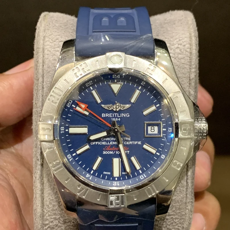 Avenger II GMT Stainless Steel / Mariner Blue / Rubber / Pin