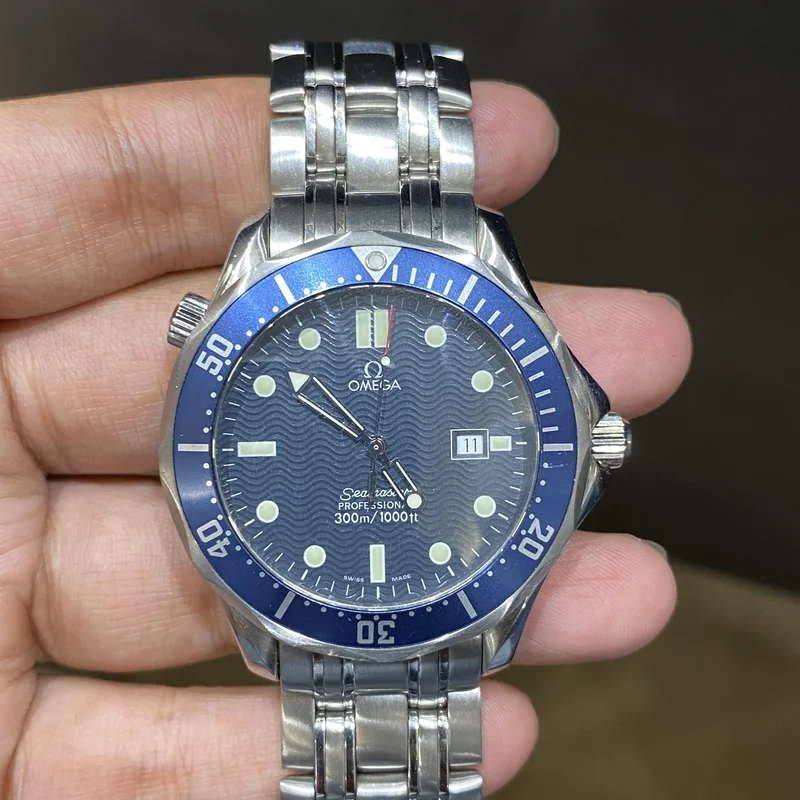 Seamaster Diver 300M Quartz 41 Stainless Steel / Blue / Bracelet / James Bond