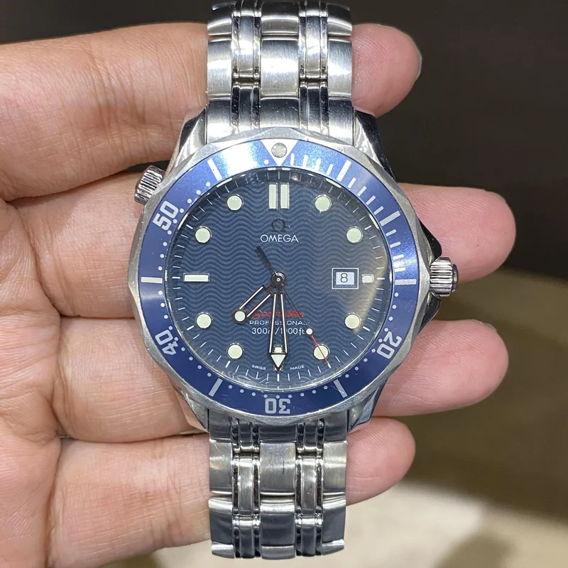 Seamaster Diver 300M Quartz 41 Stainless Steel / Blue / Bracelet