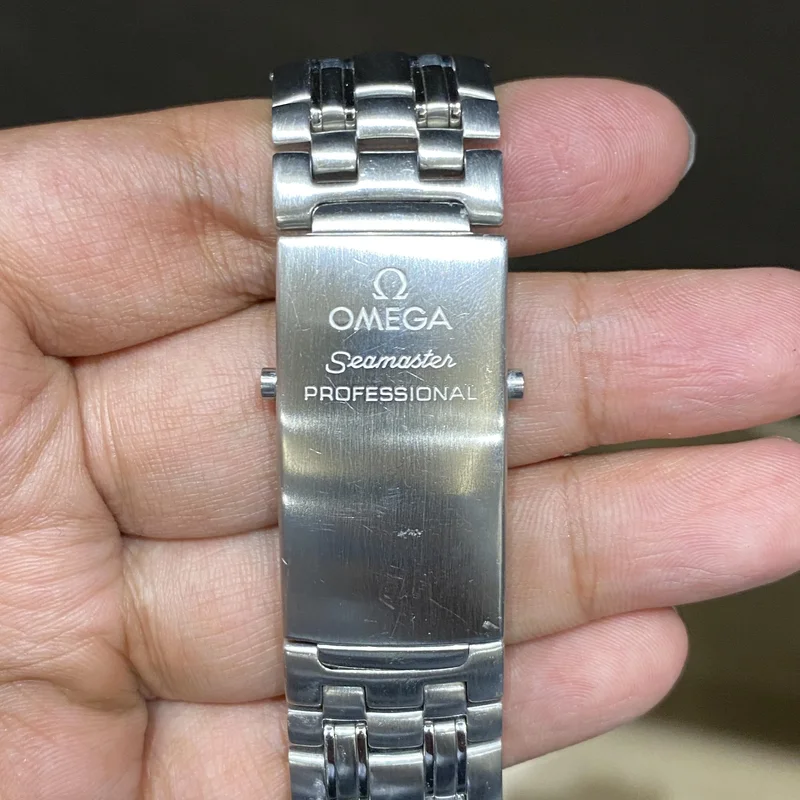 Thumb Seamaster Diver 300M Quartz 41 Stainless Steel / Blue / Bracelet