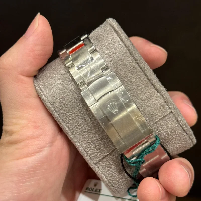 Thumb Oyster Perpetual 41 Stainless Steel / Turquoise