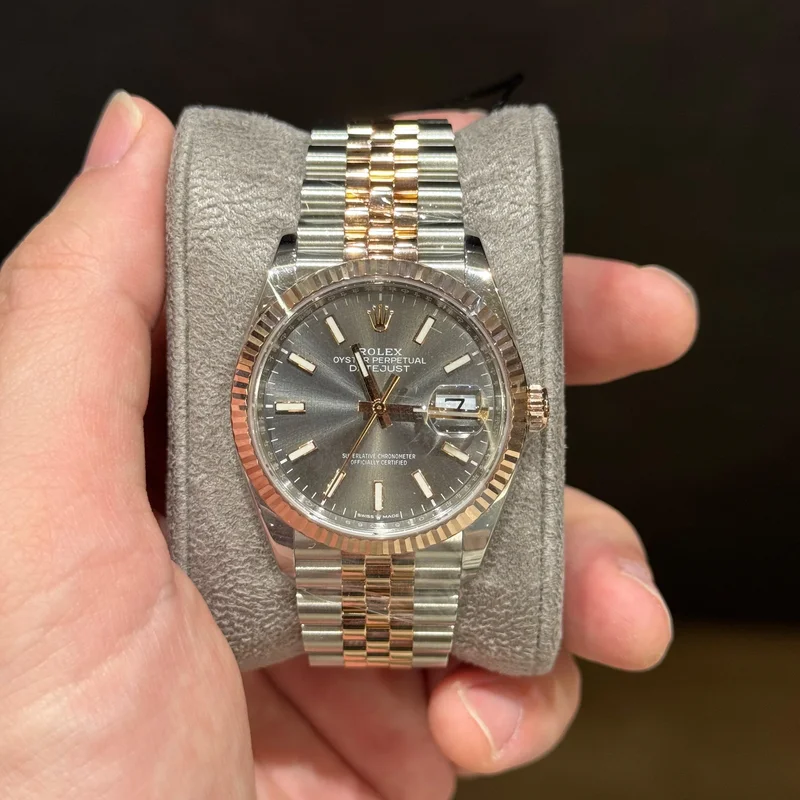 Datejust 36 Stainless Steel / Everose / Fluted / Dark Rhodium / Jubilee