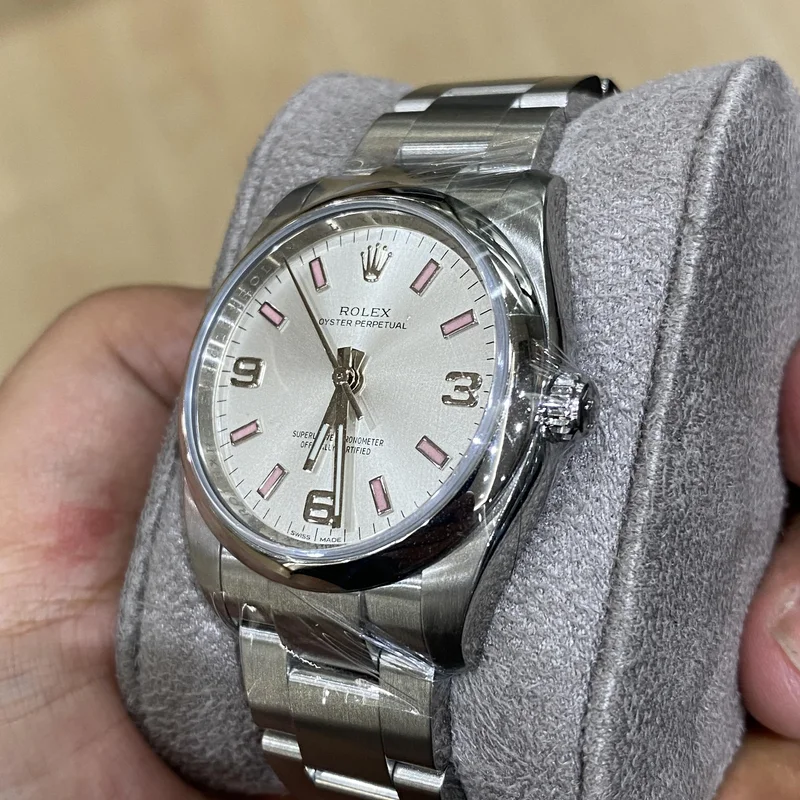 Thumb Oyster Perpetual 34 Silver Explorer