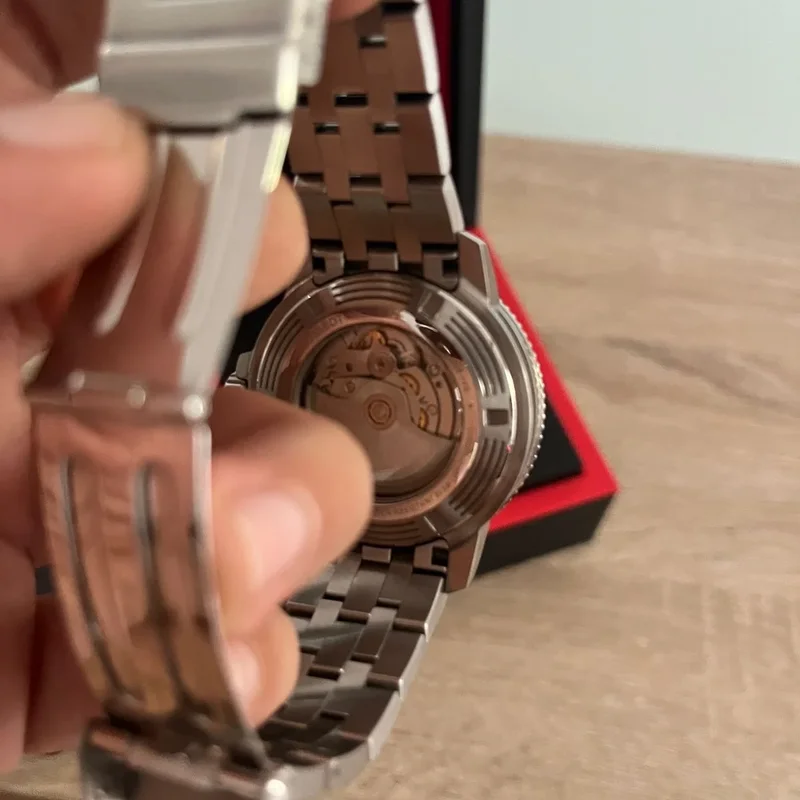 Thumb Seastar 1000 Powermatic 80 43 Stainless Steel / Black / Bracelet