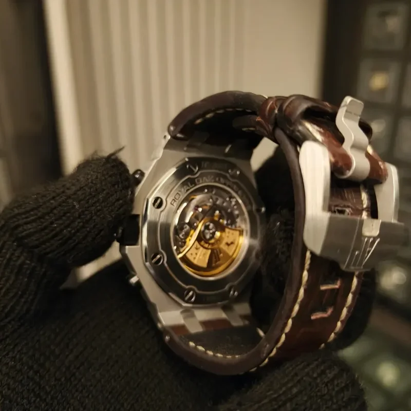 Thumb Royal Oak Offshore 26470 Stainless Steel / Safari / Alligator