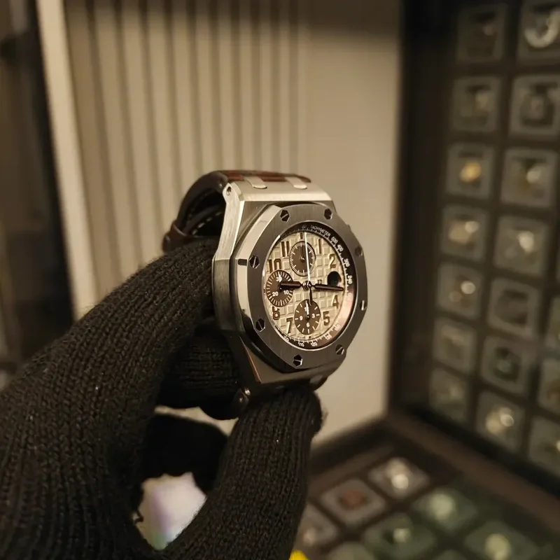 Thumb Royal Oak Offshore 26470 Stainless Steel / Safari / Alligator