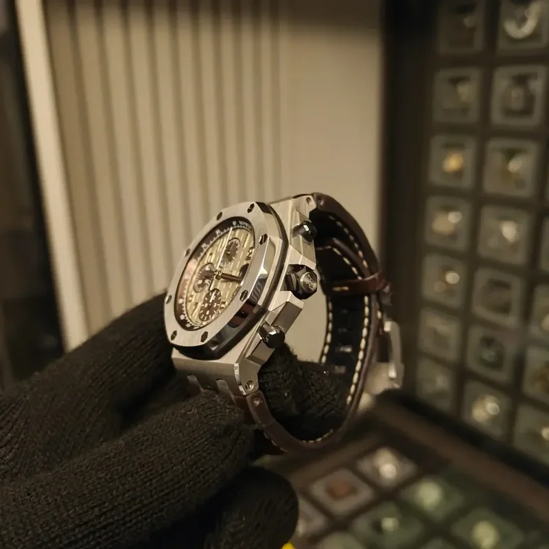 Thumb Royal Oak Offshore 26470 Stainless Steel / Safari / Alligator