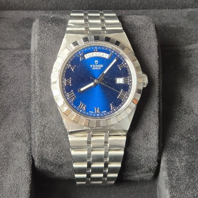 Royal Day-Date 41 Stainless Steel / Blue - Roman