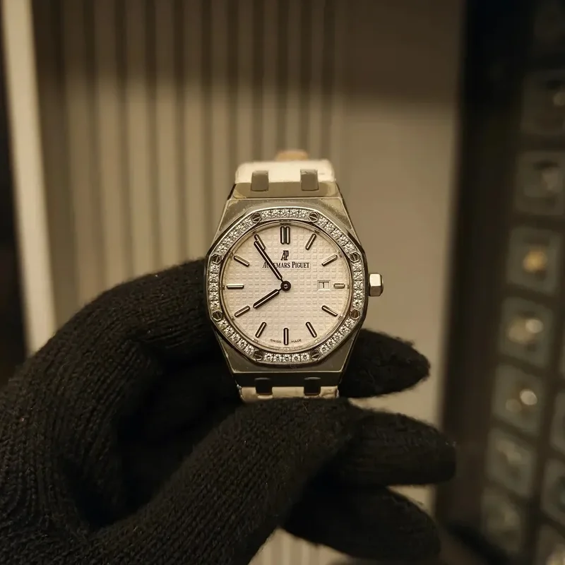 Royal Oak 67651 Quartz Stainless Steel / Silver / Strap