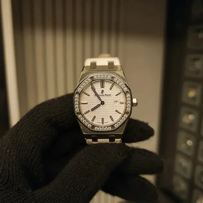 Royal Oak 67651 Quartz Stainless Steel / Silver / Strap