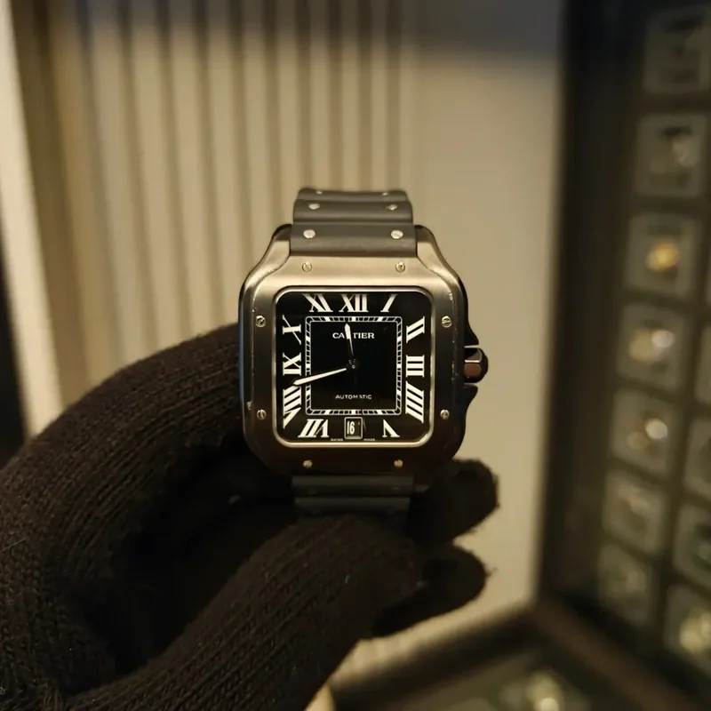 Santos Large Stainless Steel / Black