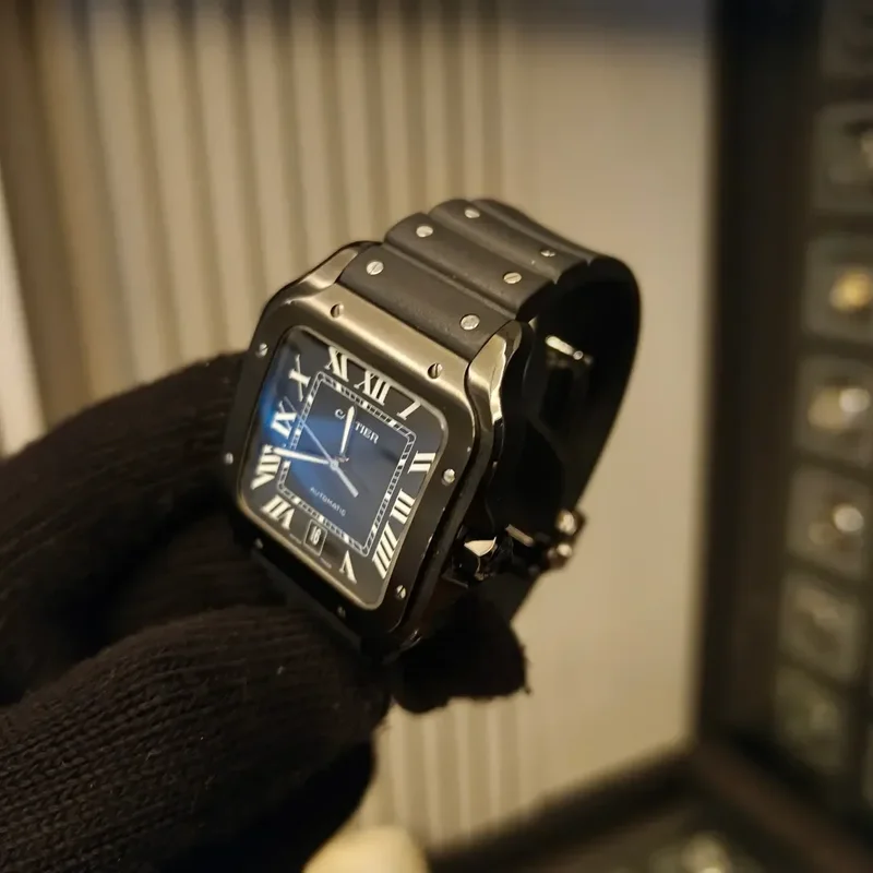 Thumb Santos Large Stainless Steel / Black