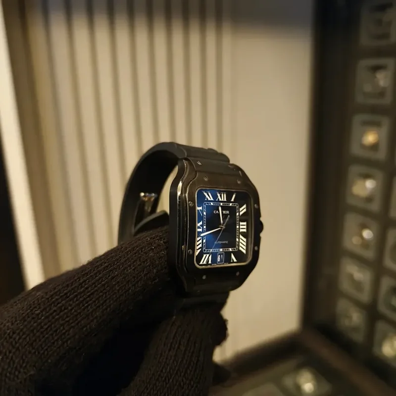 Thumb Santos Large Stainless Steel / Black