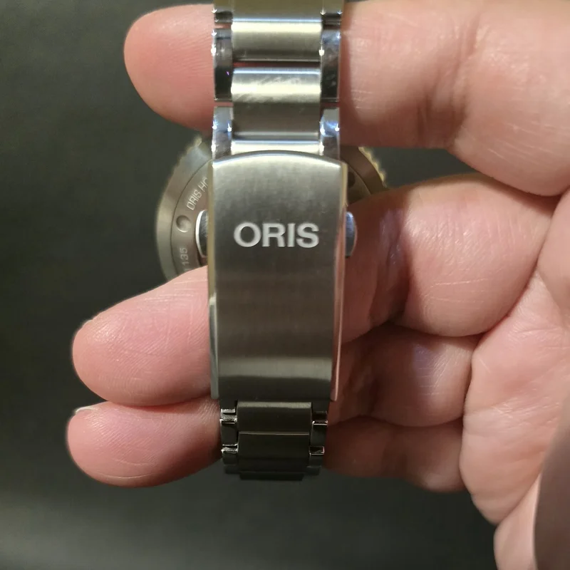 Thumb Aquis Date Calibre 400 41.5 Stainless Steel / Blue / Bracelet