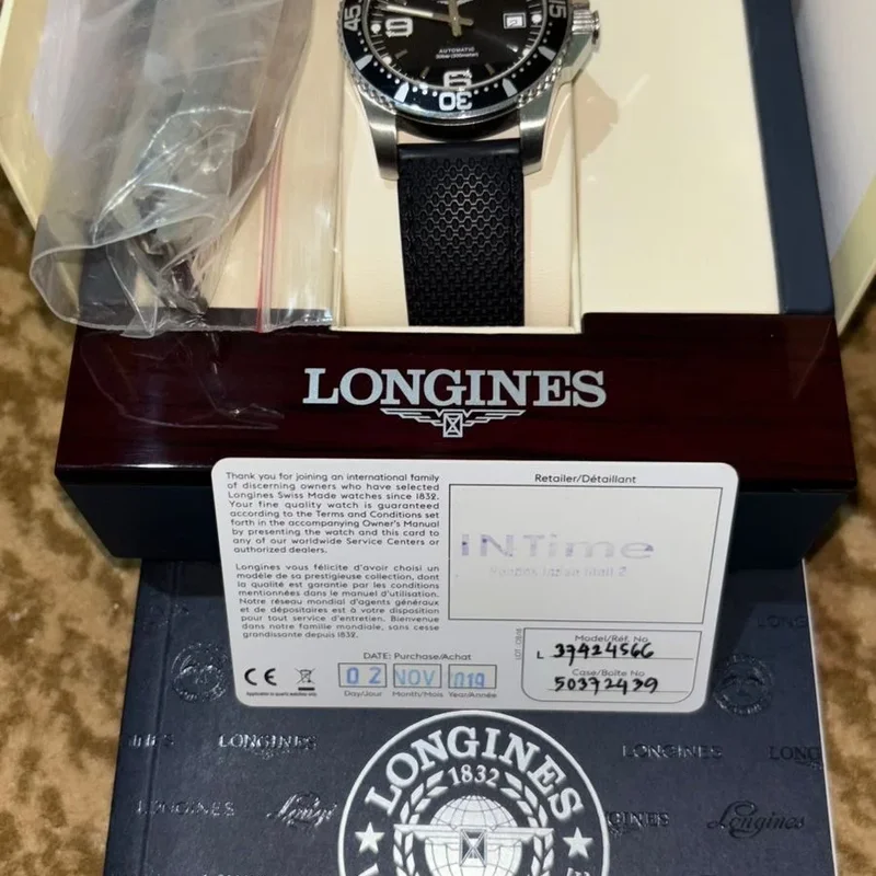 Thumb HydroConquest 41 Automatic Stainless Steel / Black / Bracelet