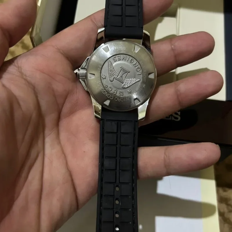 Thumb HydroConquest 41 Automatic Stainless Steel / Black / Bracelet