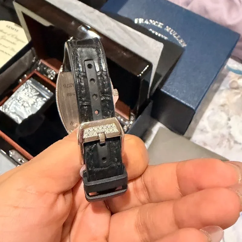 Thumb Vanguard 32 Quartz Stainless Steel Black - Diamond Setting