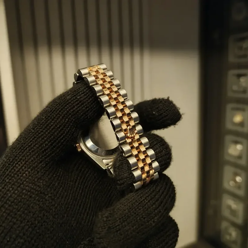 Thumb Datejust 31 Rolesor Everose Fluted / Jubilee / Pink Roman