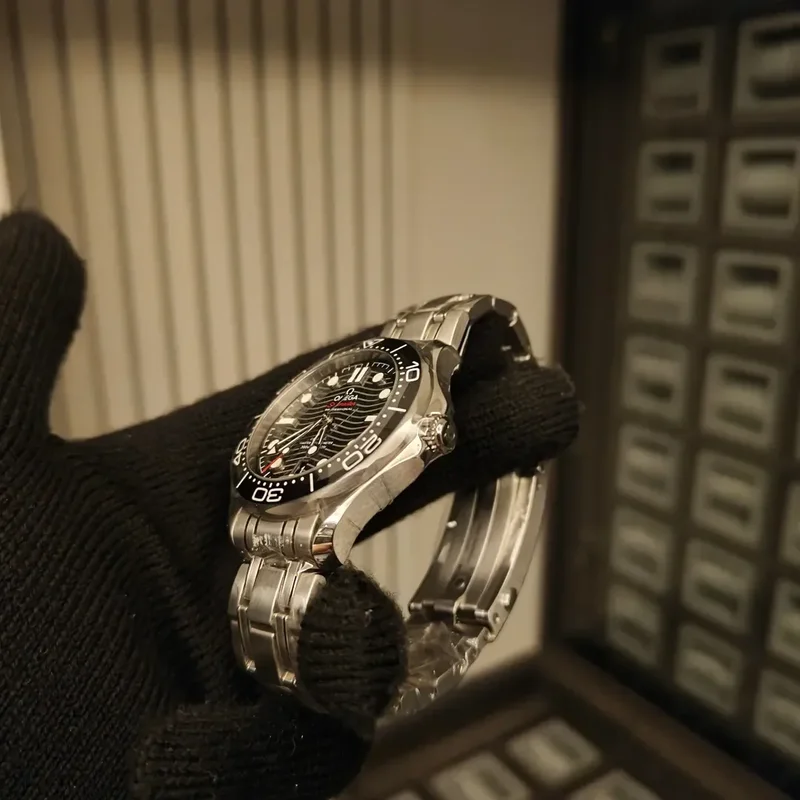 Thumb Seamaster Diver 300M Master Co-Axial 42 Stainless Steel / Black / Bracelet