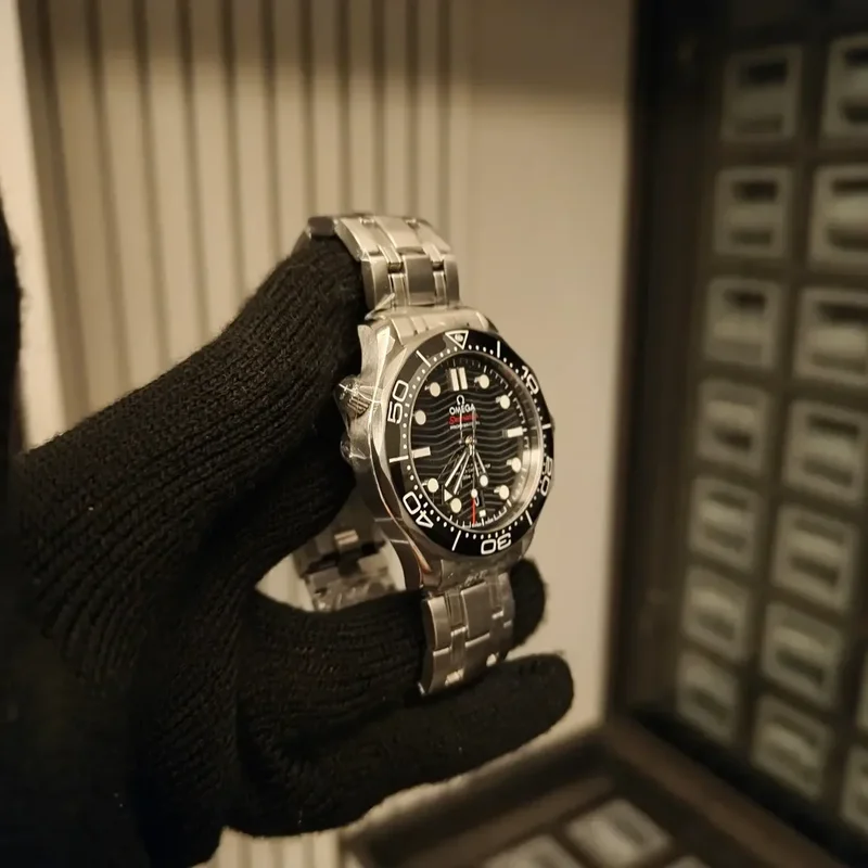 Thumb Seamaster Diver 300M Master Co-Axial 42 Stainless Steel / Black / Bracelet